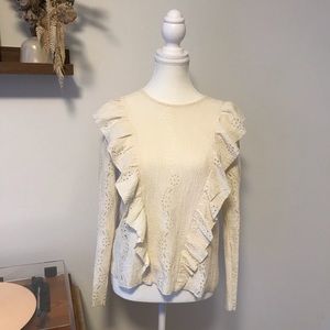 Mango cotton boho blouse